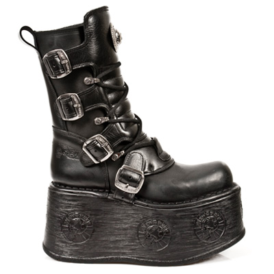 Platform Boot M.1473-S3 laars van leer, Platform Boot M.1473-S3 laars van leer,